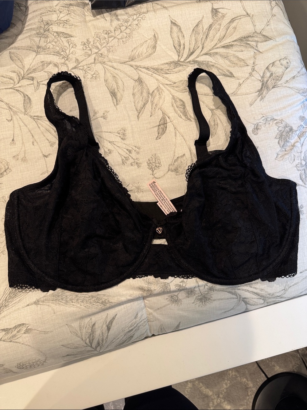 Victoria's Secret Black Lace Underwire Bra